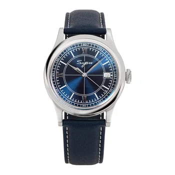 Обикновен цветен модерен механизъм 2130 сапфирен бизнес обзавеждане мъжки часовник автентични