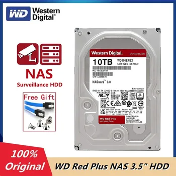 Оригинален Western Digital 10 TB WD Red Plus NAS 3,5 