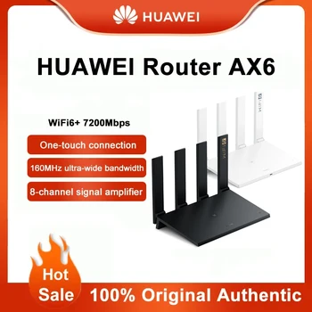 Оригинален рутер Huawei AX6 WIFI6 7200 Mbps 4k QAM-рутер 2,4 G 5G Ефективна Предаване на 8 Усилвател на сигнала Huawei Smart Life App