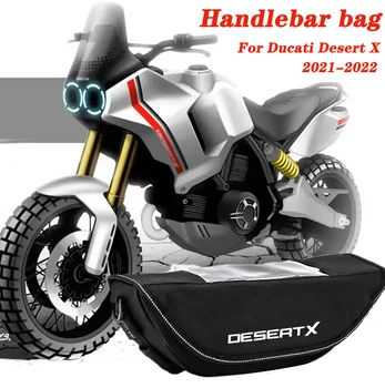 Отнася се за Ducati Desert X Desert X 2021-2022-2023 Аксесоари за мотоциклети Суха чанта за съхранение чанта-тоут с логото на пътна чанта