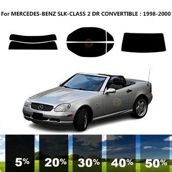 Предварително Нарязани на нанокерамическая Автомобили UV Фолио За Оцветяването на Прозорци За MERCEDES-BENZ SLK-CLASS 2 DR CONVERTIBLE 1998-2000