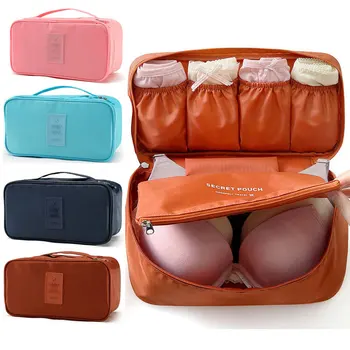 Преносима многопластова чанта за съхранение на бельо, органайзер за сортиране чорапогащи, опаковъчен калъф, чанта за вана за жени, аксесоари за пътуване