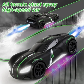 Спортен автомобил Drift Racer с дистанционно управление на 2,4 G, с музика и 3D подсветка, електрическа детска играчка