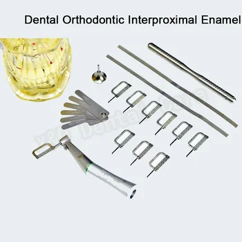 Стоматологичен ортодонтическая межпроксимальная емайл, автоматична лента за полиране, довършителни инструмент, регулиране на големината на зъбите под ъгъл