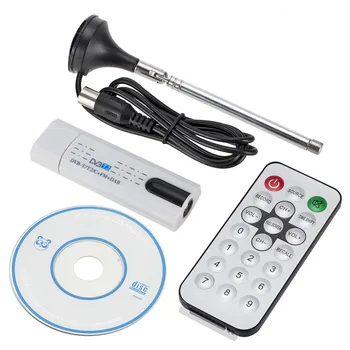 Цифров сателитен DVB-T2 USB TV Stick тунер и HD TV приемник DVB-T/DVB-C/ FM/DAB